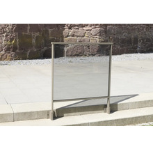 Windschutzwand aus Glas für den Außenbereich