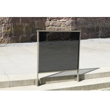 Schallschutzwand auf einer Terrasse