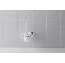 WC-Bürstengarnitur Duravit D-Code chrom/weiß glänzend