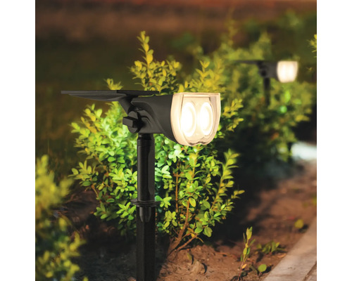 Solarleuchte zur Gartenbeleuchtung mit Erdspieß