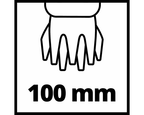 Symbol für 100 Millimeter Einstecktiefe