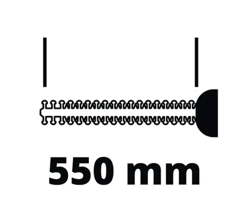 Abbildung der Länge 550 Millimeter
