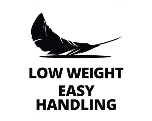 Symbol für geringes Gewicht und einfache Handhabung