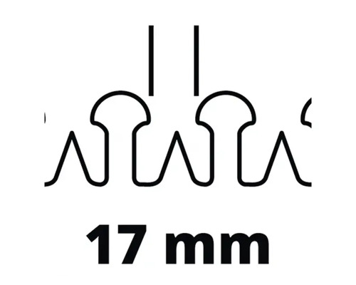 Symbol für Klammerdimensionen 17 Millimeter