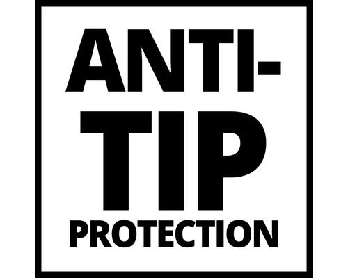 Symbol für Kippschutz