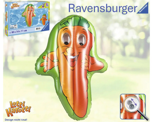Ravensburger Lotti Karotti Luftmatratze im Karotten Design