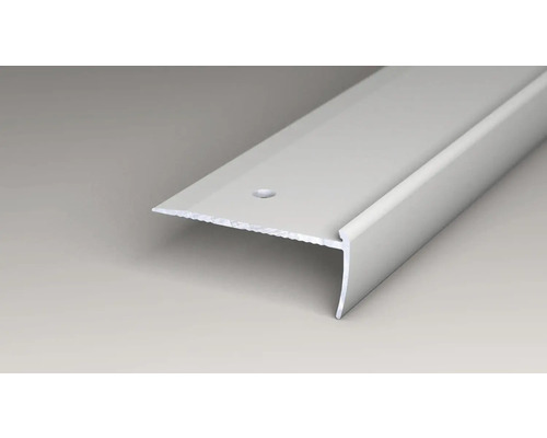 Aluminium Treppenkantenprofil mit Schraubloch