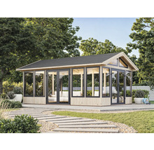Pavillon Palmako Isabella 22,2 m² 597 x 401 cm weiß