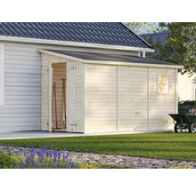 Gartenhaus Palmako Mia 5,4 m² inkl. Fußboden 354 x 178 cm dunkelgrau