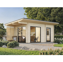 Gartenhaus Palmako Cecilia 14,2 m² inkl. Fußboden 645 x 459 cm natur