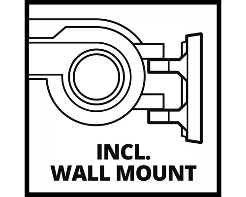 Symbol inklusive Wandhalterung