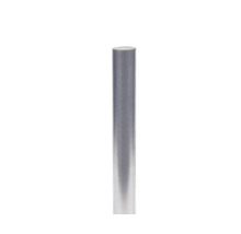 Edelstahlpfosten Ø 89 mm Überflur ca. 900 mm geschliffen gewölbte Kopfform