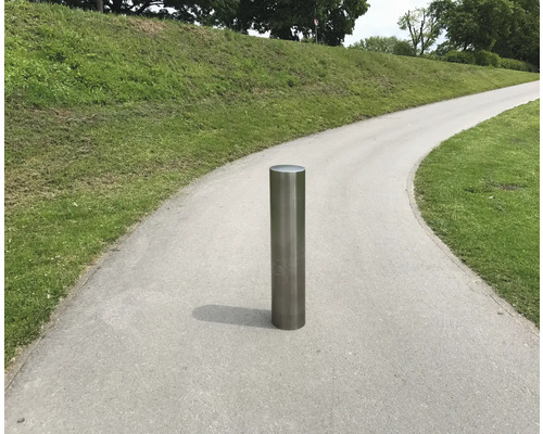 Metallpoller auf einem Weg