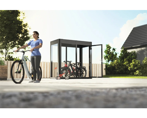Solargewächshaus SunGarden Energy 2.1 Solar Gesamtleistung max 275 W Kunststoff 6 mm 233 x 129 cm anthrazit Solargewächshaus SunGarden Energy 2.1 Solar Gesamtleistung max 275 W Kunststoff 6 mm 233 x 129 cm anthrazit