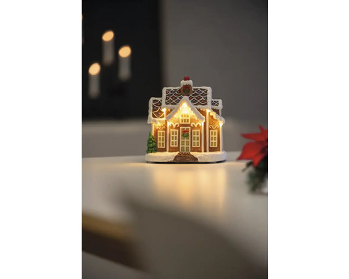 Dekorative Lebkuchenhaus Leuchte für die Weihnachtszeit
