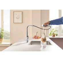 Küchenarmatur mit Filterfunktion Grohe Startcueve 30601000 chrom Einzelarmatur ohne Filter