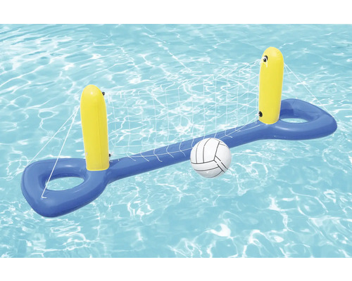 Aufblasbares Volleyballnetz für das Schwimmbad mit Ball