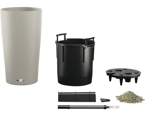 Pflanzgefäß mit Bewässerungssystem und Zubehör