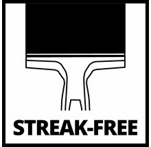 Symbol für streifenfreies Auftragen