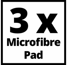 Symbol für drei Microfaser Pads