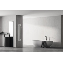 Designheizkörper VINO 3 1400x250 mm weiß Anschluss Beidseitig unten