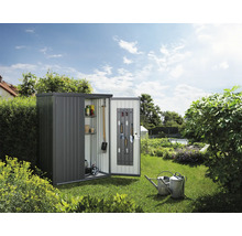 Geräteschrank Biohort Gr. 150 155 x 83 x 182,5 cm dunkelgrau-metallic