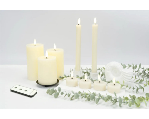 Dekorative LED-Kerzen mit Fernbedienung und Timer