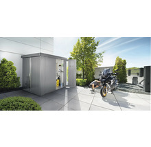 Gartenhaus Biohort Neo 2D Standardtür 347,5 x 235,5 cm quarzgrau-metallic