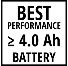Best Performance Akku mit mehr als 4.0 Ah