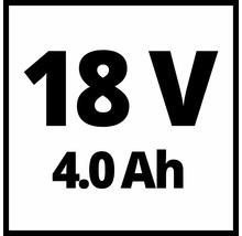 18 Volt 4.0 Amperestunden Kennzeichnung