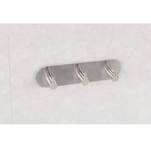 Dreifach-Garderobenhaken aus Metall zur Wandmontage