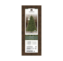 Everlands Malmö Tanne beleuchtet, künstlicher Weihnachtsbaum auf Verpackung