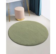 Runder Teppich auf dem Boden