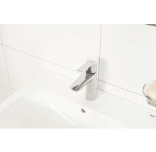 Waschbecken mit Armatur und Grohe Logo