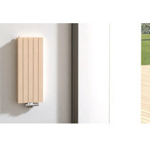 Wandheizkörper im Zimmer mit Gartenausblick