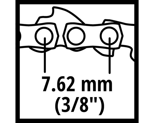 Kettenteilung 7,62 Millimeter (3/8 Zoll)