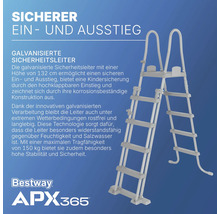 Bestway APX365 Poolleiter aus galvanisiertem Stahl
