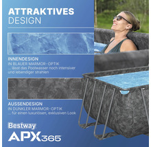 Bestway APX365 Frame Pool mit Innen- und Außendesign in Marmoroptik