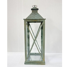 Dekorative Laterne aus Holz und Glas