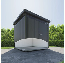 Gartenschrank mit Flachdach und geöffnetem Boden