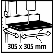 Sägeblatt mit Tischgröße 305 x 305 Millimeter