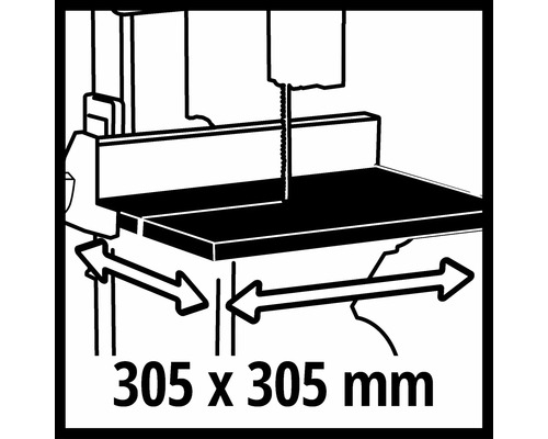 Sägeblatt mit Tischgröße 305 x 305 Millimeter