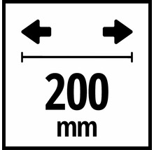 Symbol für 200 Millimeter Breite