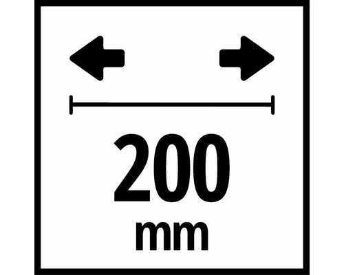 Symbol für 200 Millimeter Breite