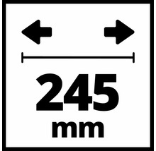 Produktabmessung 245 Millimeter