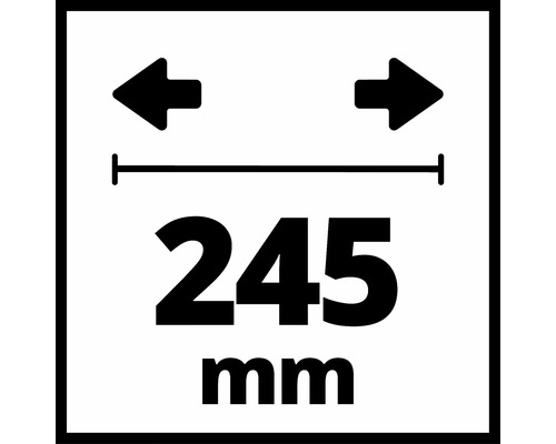 Produktabmessung 245 Millimeter