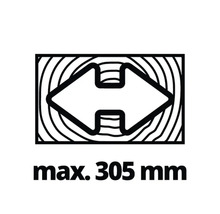 Maximale Spannweite 305 Millimeter