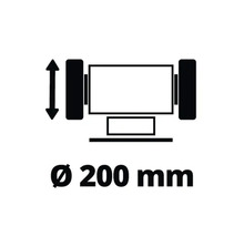Symbol für 200 Millimeter Durchmesser