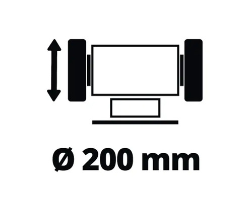 Symbol für 200 Millimeter Durchmesser