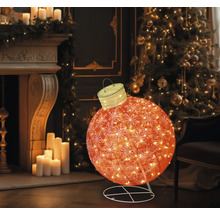 Dekorative Weihnachtskugel mit LED-Beleuchtung für den Innenbereich